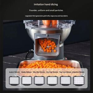 Commercial <b>Vegetable</b> <b>Cutter</b> Used Carrot Potato Cucumber Onion Cutting Machine for Slicing Fruit for Home Use and Bakeries - Product Image 3