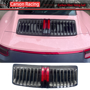 Porsche 911 991.2 Kit carrozzeria in fibra di carbonio bagnato 2019 2016 luci LED nuovo modello Spoiler posteriore alettone portellone alettone - Product Image 2