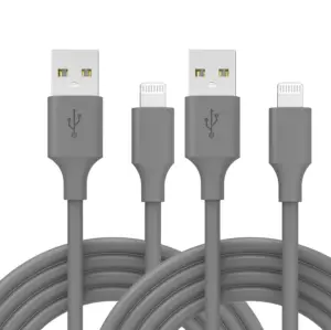 Cabo de Carregamento de Telefone MFI 1m 2m 3 METRO USB 8 Pinos