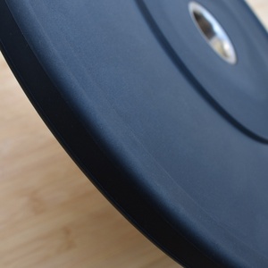 Nhà Máy Bán buôn đen cao su Barbell tấm, chất lượng cao miễn phí trọng lượng, thích hợp cho nhà phòng tập thể dục sử dụng biểu tượng tùy chỉnh - Product Image 3