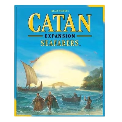 EXPANSION SEAFARERS klaus teuber's GAME RULES & ALMANAC trade build settle lseafarers 5-6 player board games