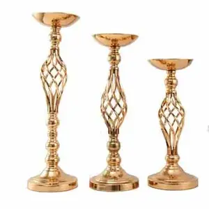 Decorazione matrimonio candelabro decorazione in ferro vaso tavolo principale vaso fiore decorazione scena di nozze