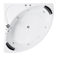 Rokbath WB-5043 baignoire de massage d'angle de luxe 1500*1500mm pour deux personnes avec éclairage décoratif