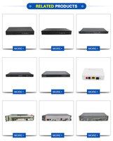 VXAR GPON OLT 1 Port avec 2GE Uplink, unité compacte de fibre optique pour réseaux FTTH
