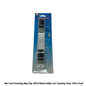 Mnj Card Inserting <b>Mop</b> Clip 18514 Metal Holder For Cleaning Tools 12Pcs Pack - Product Image 2