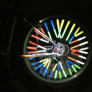 Bande réfléchissante pour jantes de vélo de montagne Dead Coaster, bande de carte d'avertissement en plastique PVC avec anneau en acier pour vélo urbain Hot Wheel - Product Image 4