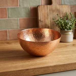 Fruit <b>Bowls</b> Hotel and Bar Serving <b>Bowls</b> with Copper 100% Natural Polished Copper <b>Bowl</b> Best Design - Indian Home Crafts - Product Image 3
