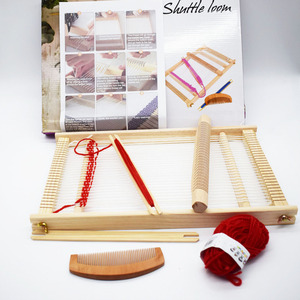 Hoye Thủ Công Nhỏ Dệt <span class=keywords><strong>Loom</strong></span> Gỗ Sồi Trẻ Em Tự Làm Đan Đồ Chơi Giả Vờ Chơi Mô Phỏng Gỗ <span class=keywords><strong>Loom</strong></span> - Product Image 4