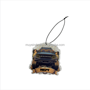 Rafraîchisseur d'air de voiture écologique Matériau biodégradable Huile essentielle organique Paquet de papier recyclé 2025 Fj Cruiser - Product Image 4