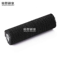 Brosse à rouleaux en nylon de qualité industrielle pour machine de nettoyage à amortissement spiralé