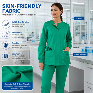 Offre Spéciale : Ensembles de Blouses Chirurgicales Confortables et Légers à Séchage Rapide avec Taille Élastique pour Hôpitaux, Cliniques Dentaires, Spas et Salons de Beauté - Product Image 6
