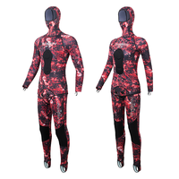 DIVESTAR Custom 0.5MM Cepat Kering Bernapas UPF 50+ Super Elastis Kamuflase Wetsuit Spearfishing untuk Subtropis Tahan Air