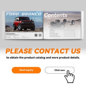 อุปกรณ์ตกแต่งภายนอกรถยนต์ อุปกรณ์เสริมแร็คหลังคา บันไดพับได้สำหรับออฟโรด กันชนหน้า สำหรับอุปกรณ์เสริมฟอร์ด บรอนโก - Product Image 2