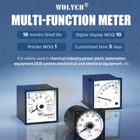 Voltmeter Analog 96mm untuk penggunaan laut, pengukur sakelar fase tunggal Voltmeter DC AC tampilan arus tipe laut