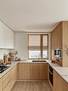 काले लाल आकार के कैबिनेट फर्नीचर के साथ पूर्ण ग्राहक समकालीन डिजाइन एल्यूमीनियम इकाई सेट विधानसभा के लिए तैयार है - Product Image 5