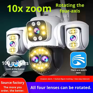 מצלמה סיטונאית חכם 8k 16mp 4 עדשה 10x <span class=keywords><strong>3</strong></span> מסכים ptz חיצוני yoesee wifi 4g מערכת מצלמת אבטחה - Product Image 2