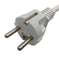 Multiprise 4 prises UK avec fiche Schuko EU 16A 250V, prise européenne vers rallonge britannique 4 prises