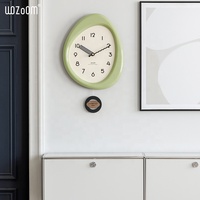 Reloj de péndulo EMITDOOG, decoración de pared, reloj de arte grande, reloj de pared de cuarzo silencioso, reloj de pared DIY con Péndulo para decoración de oficina y dormitorio, ventas