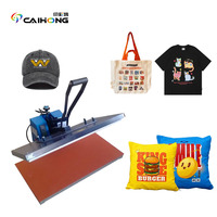 Presse à chaud manuelle à plat de 40*80 cm, très vendue, pour le transfert de chaleur sur les t-shirts et la personnalisation