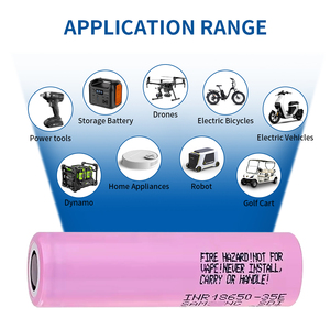 EU-Lagerbestand Original SAM INR18650 35E Zylindrische Lithium-Ionen-Batterie 3,6V 3500mAh 10A Entladungsmodell E-Bike Wiederaufladbare Batterie - Product Image 3