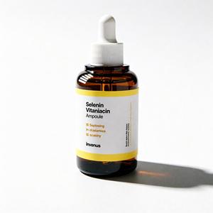 Ampoule Invenus Selenin Vitaniacin, sérum complexe de vitamines à la niacinamide pour éclaircir, lutter contre le vieillissement, soigner les pores et hydrater - Product Image 1