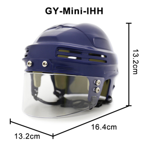 <span class=keywords><strong>Mini</strong></span> casque de hockey multicolore coque extérieure ABS + doublure EVA <span class=keywords><strong>Mini</strong></span> casque de hockey sur glace produit de commémoration spécial - Product Image 2