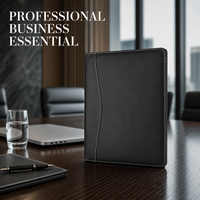 Fournitures de bureau en gros – Blocs-notes en cuir PU personnalisés format A4 pour entreprises