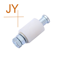 Rouleau de roue de guidage en Nylon en métal et en plastique utilisé pour Villa école usine porte coulissante porte de clôture et système coulissant