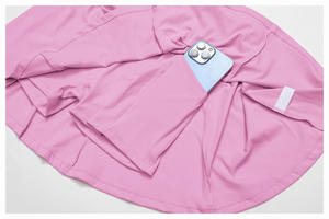 Set Rok Tenis Wanita <span class=keywords><strong>2</strong></span> Potong dengan LOGO Custom, Atasan Tank Top Halter Sport <span class=keywords><strong>2</strong></span> in 1, Set Olahraga Fitness Gym Padel - Product Image 6