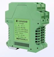 Transducteur de courant et de tension AC série THP Taihua 5A 1000V 4-20mA Convertisseur de signal analogique Module d'isolation à 2 sorties 0,5% F.S 35mm