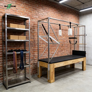 Équipement d'entraînement Pilates Cadillac Reformer en bois durable, flexible et réglable SAERDE - Product Image 1