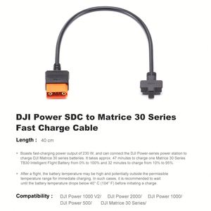 Cable de Carga Rápida DJ Power Serie SDC para DJ Power 500/1000/2000 con Accesorios para Drones DJ - Product Image 4