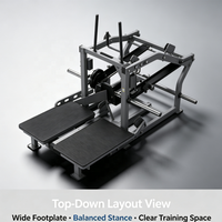 Équipement de musculation de haute qualité, export direct d'usine, équipement de musculation commercial et domestique, machine à squats avec ceinture, avec garantie