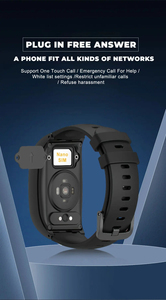 4G Dễ Dàng Để Hoạt Động Người Cao Tuổi Smartwatch Cổ Tay Hoảng Phát Hiện Công Nhân Xây Dựng Khẩn Cấp Hệ S Gọi Dây Đeo Cổ Tay Mùa Thu Phát Hiện Báo Động Vòng Đeo Tay - Product Image 2