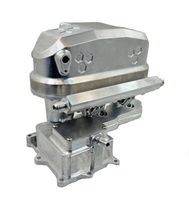 Rail de carburant personnalisé CNC de précision convient aux pièces de moteur automatique du collecteur d'admission CNC fraisage Rail de carburant noir en aluminium de la série K personnalisé
