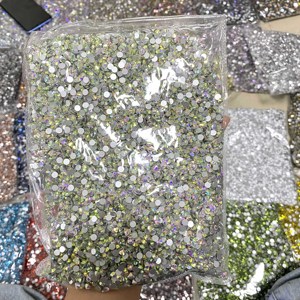 Strass en verre à dos plat Jany Crystal AB, style 3D, non thermocollants, pour la décoration de manucure, vente en gros - Product Image 5