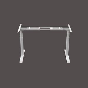 مكتب رفع ثابت بأرجل مستديرة ، مكتب منزلي ، إطار كهربائي للمقعد من المنزل - Product Image 6