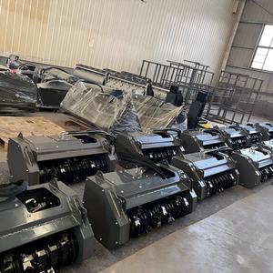 Лесной мульчер Lovin для строительной техники: мини-погрузчик, измельчитель деревьев, кустов и садовых отходов, гарантия 1 год - Product Image 2