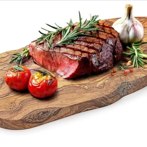 Planche à charcuterie en bois d'olivier rustique faite à la main en gros <span class=keywords><strong>Plateau</strong></span> de service de cuisine pour planches à découper - Product Image 1