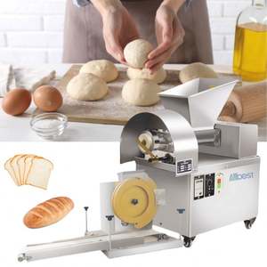 220v Nouvelle Condition En Acier Inoxydable Rounder Machine Snack Machine pour Pita Pain Toast Pâte Boule Autres Collations Petit Efficace - Product Image 1