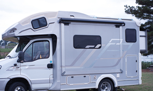Auvent rétractable motorisé en vinyle imperméable Soleflex, facile à installer, <span class=keywords><strong>pour</strong></span> <span class=keywords><strong>camping</strong></span>-<span class=keywords><strong>car</strong></span>, caravane, protection contre les débris - Product Image 3