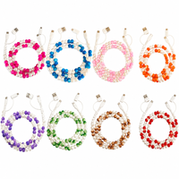 Câble de charge FASHLINK perlé coloré 4-en-1, cordon de charge multi-prise, accessoire de téléphone tendance, cadeau mignon