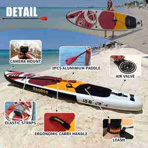Tabla de Paddle Surf inflable al por mayor Tabla de agua barata TABLA DE Paddle Surf sup con accesorios - Product Image 3