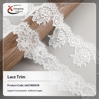 Nouvelle dentelle élastique tricotée au laser pour robe de mariée, vêtements et accessoires textiles de maison en stock 26031201
