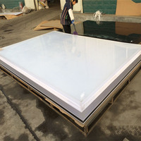 Vente en gros de plaques acryliques blanches personnalisées 2m*3m, découpe gratuite, livraison rapide pour meubles, vitrine, mur décoratif