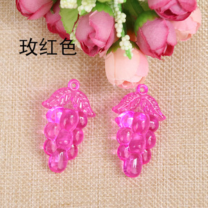 Cuentas acrílicas con forma de uva, color azul, para hacer joyas, juguetes de 7 a 12 años - Product Image 2