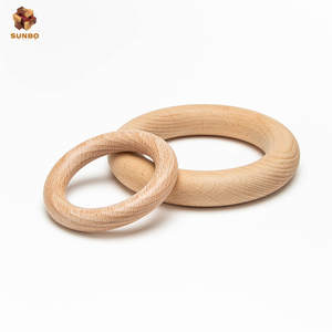 Sunbo sử dụng gỗ rắn chất lượng cao để làm nhẫn gỗ được xử lý tinh tế và thủ công mỹ nghệ hiện đại làm vật phẩm trang trí - Product Image 1