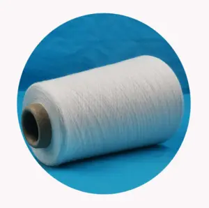 Low Price And Excellent Quality Ring Spun White 100 Viscose Yarn 30s