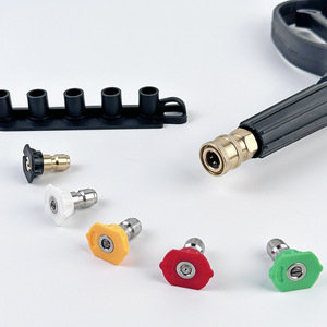 Pistolet à eau haute pression, buse en forme d'éventail 7 couleurs, mécanique, en aluminium et plastique, pour le nettoyage de voitures - Product Image 2