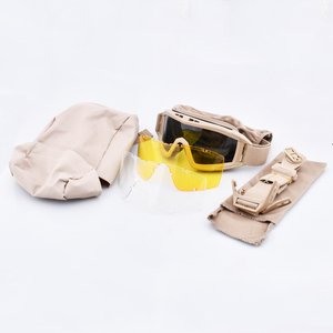 Kính bảo hộ bắn súng bán buôn có sẵn, kính bắn súng Google EN166, kính chiến thuật 3 lớp, kính bảo hộ chiến thuật - Product Image 5